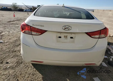 2011 Hyundai Elantra Gls from USA, damaged, VIN 5NPDH4AEXBH005739